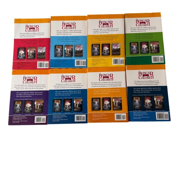 The Boxcar Children Books 1-8 Set Gertrude Chandler Warner Mystery Series PB - Picture 2 of 5